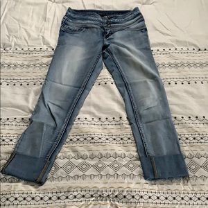 3/4 Long High Waist Skinny Jeans - "Freedom Flex"